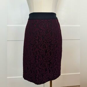 Loft by Ann Taylor, Lace, Pencil Skirt